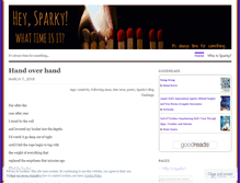 Tablet Screenshot of heysparky.wordpress.com