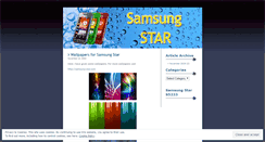 Desktop Screenshot of mysamstar.wordpress.com