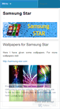 Mobile Screenshot of mysamstar.wordpress.com