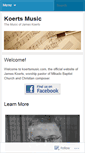 Mobile Screenshot of koertsmusic.wordpress.com