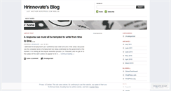 Desktop Screenshot of hrinnovate.wordpress.com