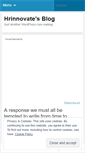 Mobile Screenshot of hrinnovate.wordpress.com