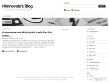 Tablet Screenshot of hrinnovate.wordpress.com