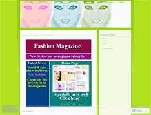Tablet Screenshot of fmfashionmagazine.wordpress.com
