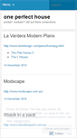 Mobile Screenshot of oneperfecthouse.wordpress.com