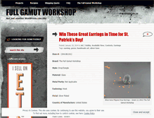 Tablet Screenshot of fullgamutworkshop.wordpress.com