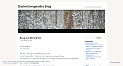 Desktop Screenshot of dochoithongminh.wordpress.com