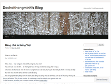 Tablet Screenshot of dochoithongminh.wordpress.com