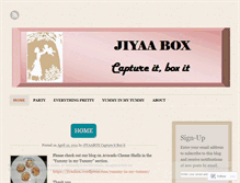 Tablet Screenshot of jiyaabox.wordpress.com