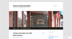Desktop Screenshot of calvertfeaturednews.wordpress.com