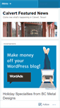 Mobile Screenshot of calvertfeaturednews.wordpress.com