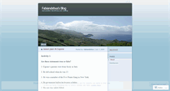 Desktop Screenshot of fabiandebus.wordpress.com