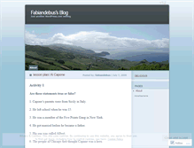 Tablet Screenshot of fabiandebus.wordpress.com
