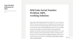 Desktop Screenshot of bestsoftwares2015.wordpress.com