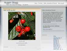 Tablet Screenshot of hugen.wordpress.com