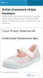 Mobile Screenshot of chaussurechipieboutique.wordpress.com