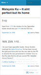 Mobile Screenshot of mymalaysiaku.wordpress.com