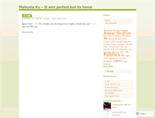Tablet Screenshot of mymalaysiaku.wordpress.com