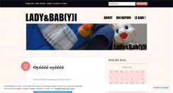 Desktop Screenshot of ladyandbaby.wordpress.com