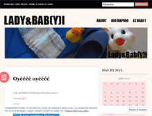 Tablet Screenshot of ladyandbaby.wordpress.com