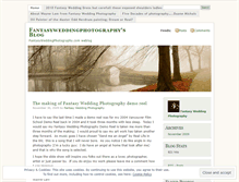 Tablet Screenshot of fantasyweddingphotography.wordpress.com