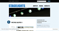 Desktop Screenshot of ectstagelights.wordpress.com