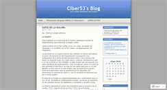 Desktop Screenshot of cibercultura206020.wordpress.com