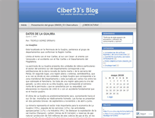 Tablet Screenshot of cibercultura206020.wordpress.com