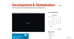 Desktop Screenshot of developmentandglobalization.wordpress.com
