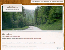 Tablet Screenshot of hadzictravels.wordpress.com