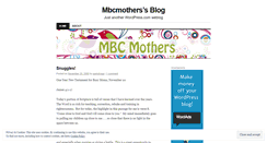 Desktop Screenshot of mbcmothers.wordpress.com