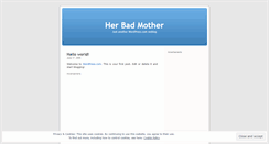 Desktop Screenshot of herbadmother.wordpress.com