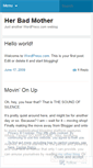 Mobile Screenshot of herbadmother.wordpress.com