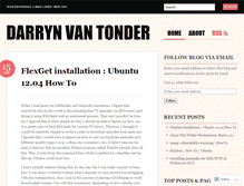 Tablet Screenshot of darrynvt.wordpress.com