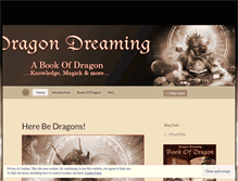 Tablet Screenshot of dragondreaming.wordpress.com