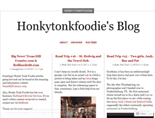 Tablet Screenshot of honkytonkfoodie.wordpress.com