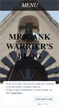 Mobile Screenshot of mrigankwarrier.wordpress.com