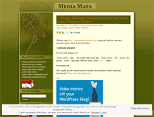 Tablet Screenshot of mediamata.wordpress.com