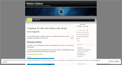 Desktop Screenshot of maldana.wordpress.com