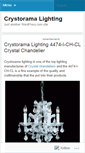 Mobile Screenshot of crystoramalighting.wordpress.com