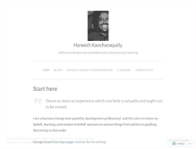 Tablet Screenshot of hareeshk.wordpress.com