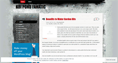 Desktop Screenshot of koifanatic.wordpress.com