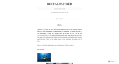 Desktop Screenshot of buffalospider.wordpress.com