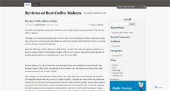 Desktop Screenshot of buybestcoffeemakersonline.wordpress.com