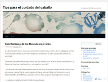 Tablet Screenshot of caballotips.wordpress.com