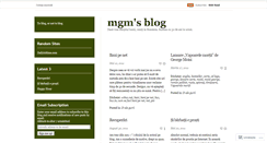 Desktop Screenshot of blackbullmgm.wordpress.com