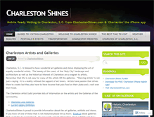Tablet Screenshot of charlestonshines.wordpress.com