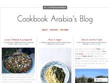 Tablet Screenshot of cookbookarabia.wordpress.com
