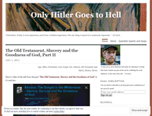 Tablet Screenshot of onlyhitlergoestohell.wordpress.com