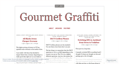 Desktop Screenshot of gourmetgraffiti.wordpress.com